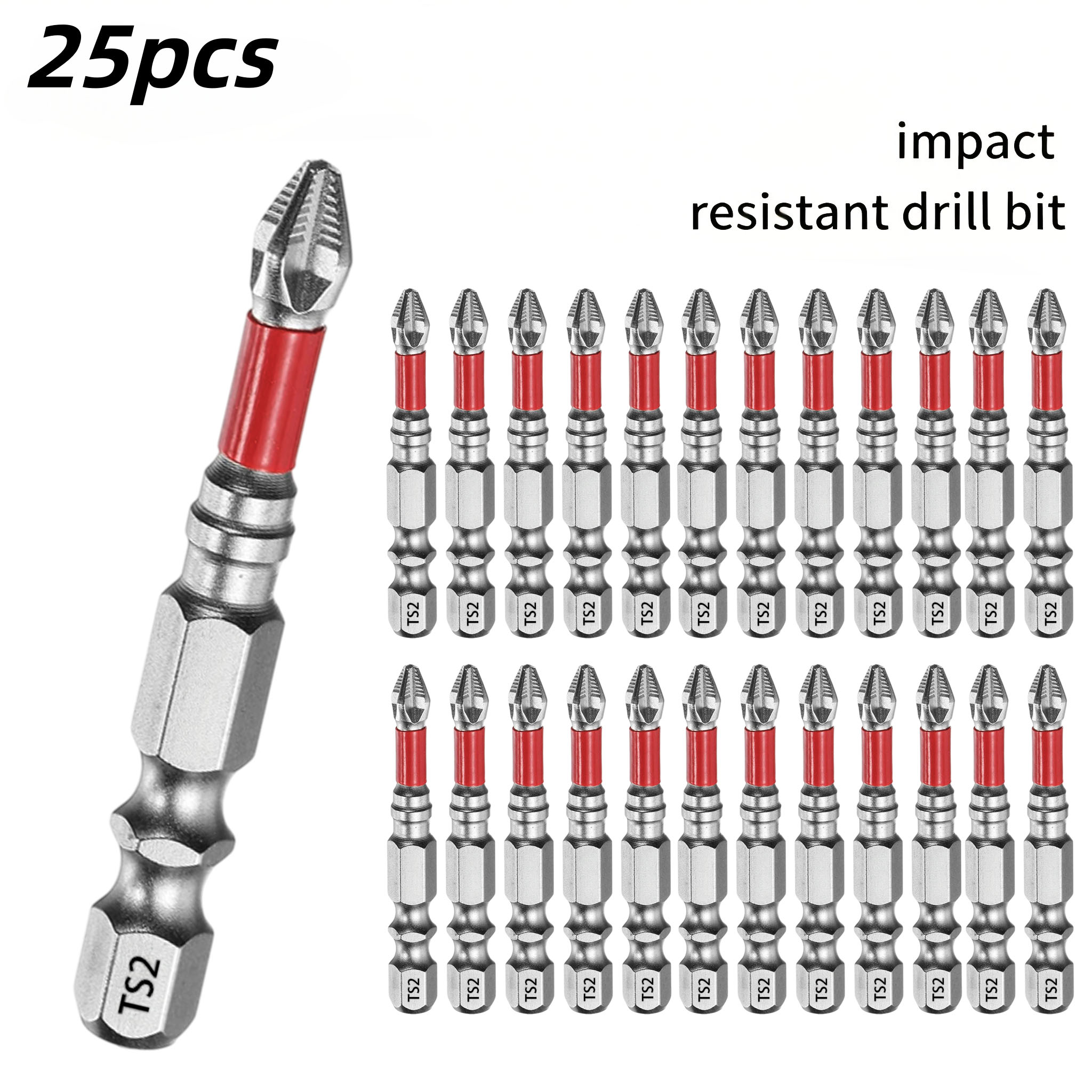 Industrial Tools - Zestaw 25 profesjonalnych bitów do wkrętarki