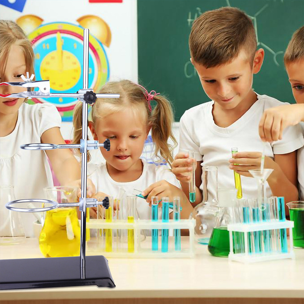 Lab Equipment - Uchwyt z pierścieniem, stojak laboratoryjny, stabilna