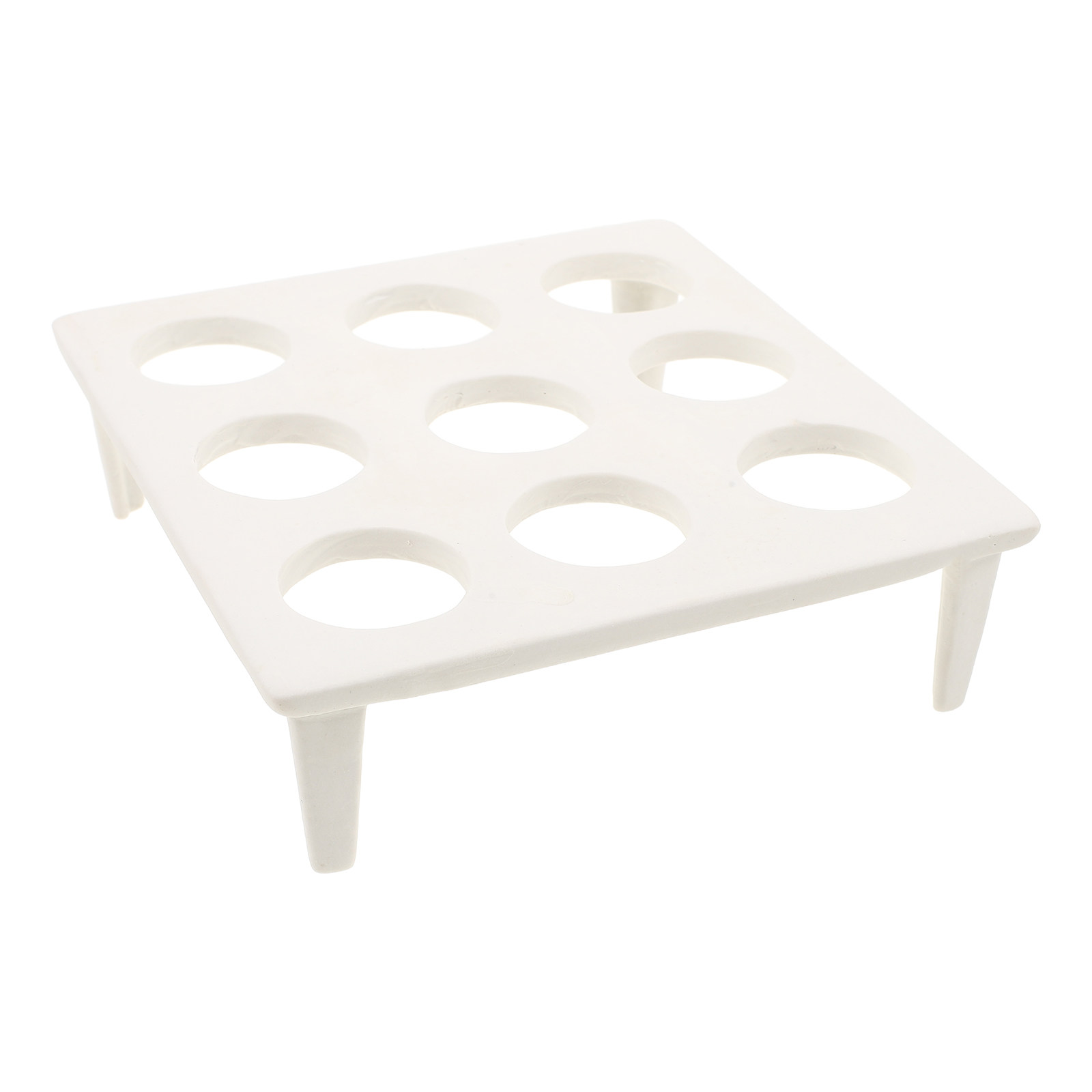Lab Equipment - Stojak laboratoryjny na 9 tygli ceramicznych,