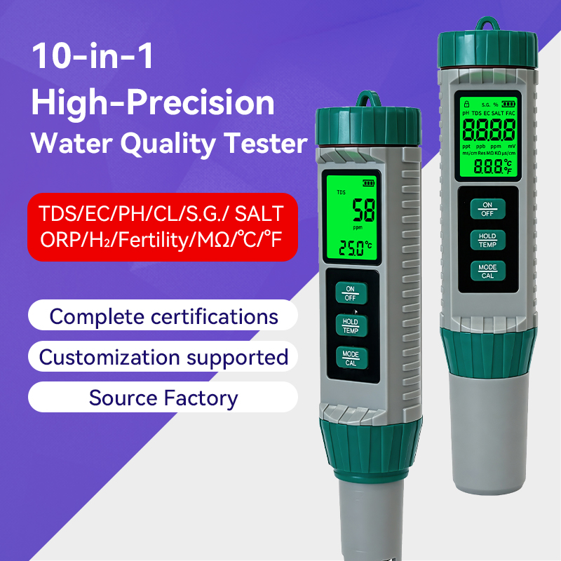 Nowy miernik pH 10 w 1: pH, TD – Ph Meter Digital Water Tester recenzja i cena